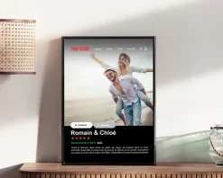 Affiche Netflix personnalisée