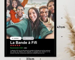Affiche Netflix personnalisée