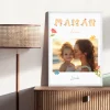 Affiche personnalisée - Amour Fleuri