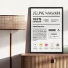 Affiche personnalisée - Composition d'une jeune maman