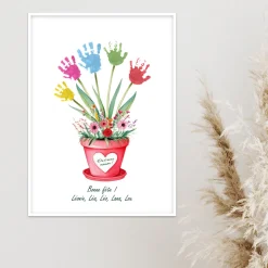 Affiche personnalisée - Empreintes