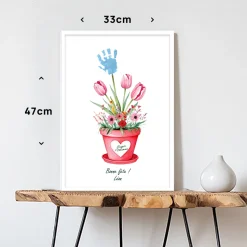 Affiche personnalisée - Empreintes