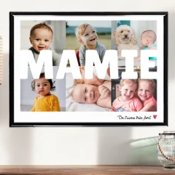 Affiche personnalisée - Multi photos famille