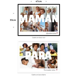 Affiche personnalisée - Multi photos famille