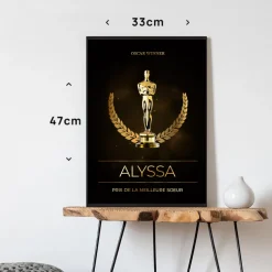 Affiche personnalisée - Oscars