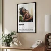 Affiche personnalisée couple - Définition Amour