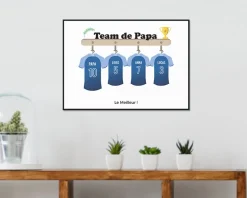 Affiche personnalisée famille - Dream Team
