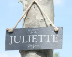 Ardoise de jardin décorative personnalisée
