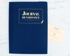 Authentique journal du jour de naissance dans son écrin personnalisé
