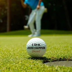 Balles de golf personnalisées (lot de 3) - Message