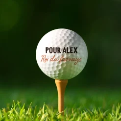 Balles de golf personnalisées (lot de 3) - Message