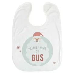 Bavoir bébé personnalisable - Mon premier Noël