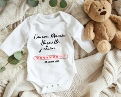 Body bébé personnalisé - Annonce grossesse