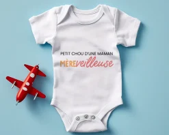 Body bébé personnalisé - Mère-veilleuse