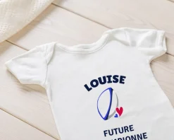 Body bébé personnalisable - Rugby
