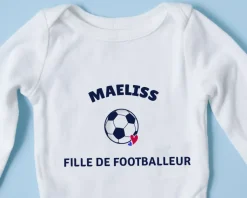 Body bébé personnalisable - Football