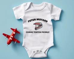 Body bébé personnalisable - Moto