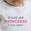 Body personnalisé pour bébé - Collection 'Je déchire' - Modèle Rose