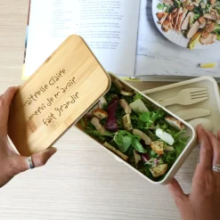 Boite à bento personnalisée - Mots d'enfants pour maitresse