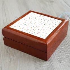 Boite à bijoux personnalisée - Message Secret