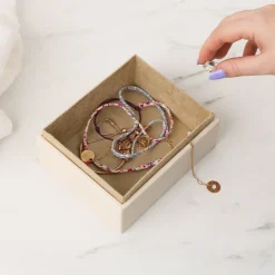 Boite à bijoux personnalisée - Famille fleurs