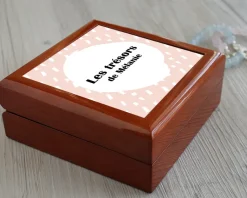 Boite à bijoux Personnalisable - Confettis