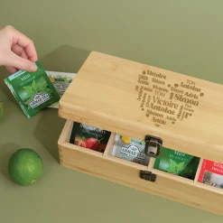 Boite à Thé Coeur famille