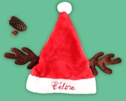 Bonnet de Noël personnalisable pour adulte et enfant