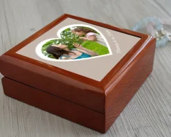 Boîte à Bijoux Coeur Photo