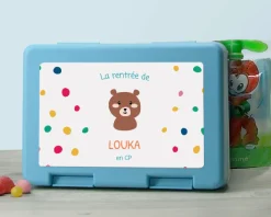 Boîte à goûter personnalisable - Collection Animaux