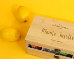 Boîte à thé Meilleure Grand-Mère