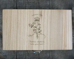 Boîte à thé personnalisable - Collection Remerciement
