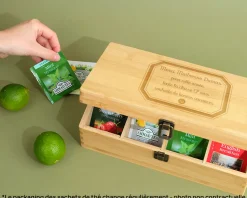 Boîte à thé personnalisable - Merci Maîtresse, Maître et ATSEM