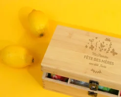 Boîte à thé personnalisée - Collection Première Fête des Mères