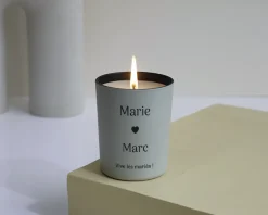 Bougie personnalisable et parfumée - Tendresse
