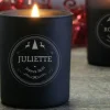 Bougie personnalisable parfumée - Noël