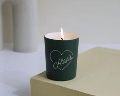 Bougie personnalisable parfumée - Coeur