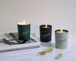 Bougie personnalisable parfumée - Coeur