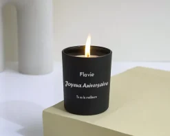 Bougie personnalisable parfumée - Message