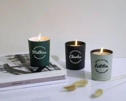 Bougie personnalisable parfumée - Prénom