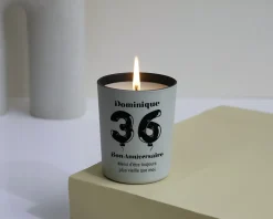 Bougie personnalisable parfumée - Ballons d'anniversaire