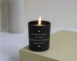 Bougie personnalisable parfumée - Déclaration