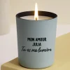 Bougie personnalisée - Message