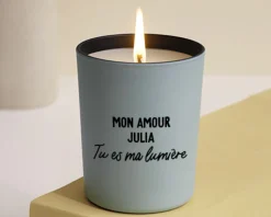 Bougie personnalisée - Message