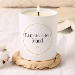 Bougie personnalisée - Prénom