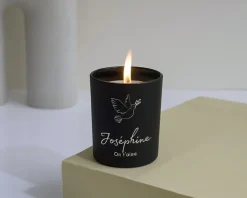 Bougie personnalisée parfumée - Baptême
