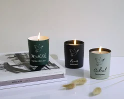 Bougie personnalisée parfumée - Baptême