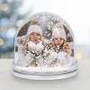 Boule à neige flocons personnalisée - Photo