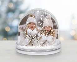 Boule à neige flocons personnalisée - Photo