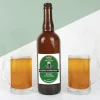 Bouteille de bière personnalisée message